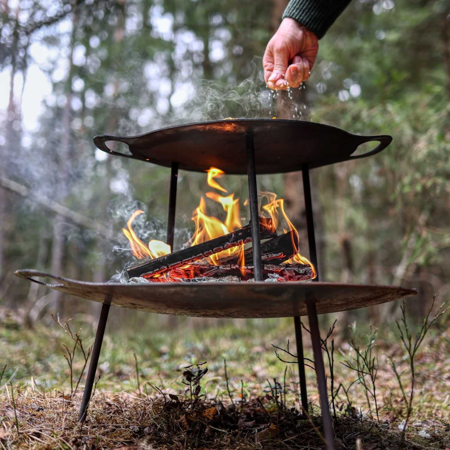 GRIDDLE AND FIRE BOWL 56 cm