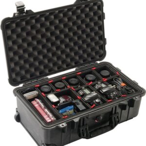 1535 Air Carry-On Case Black + 1535TP-KIT TrekPak Case Divider Kit